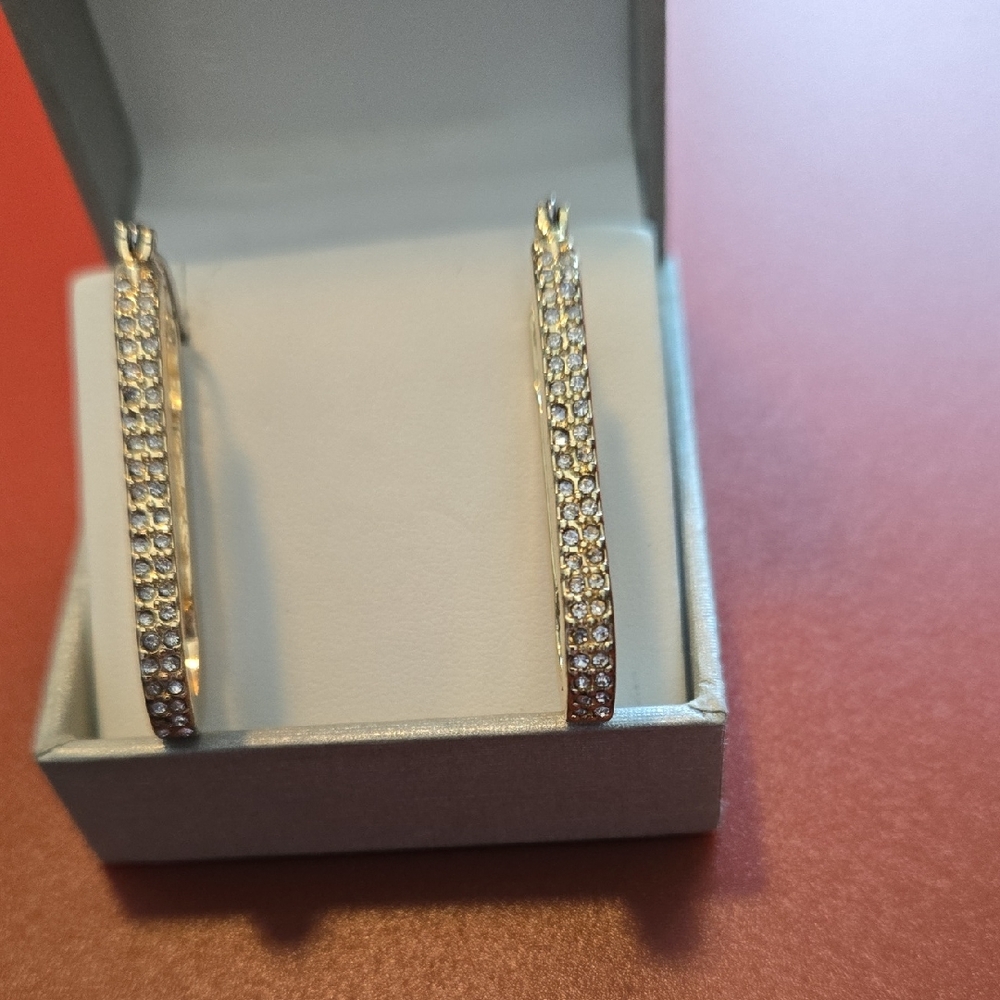 Dazzling Gold CZl Earrings